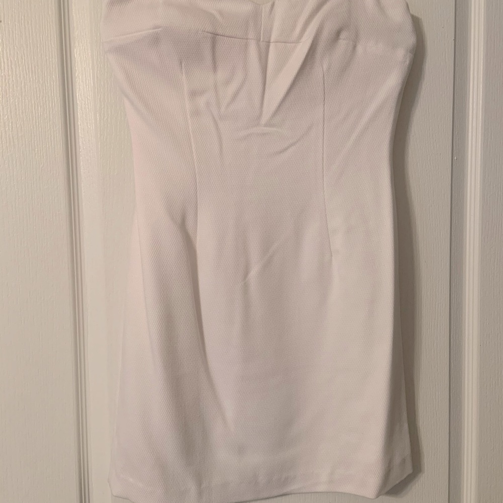 Fitted dress with matching double breasted jacket
